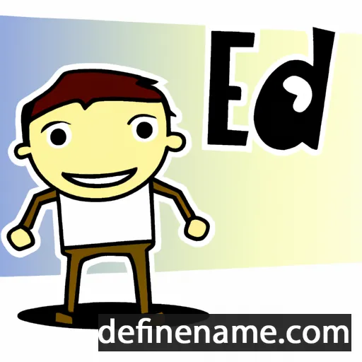 cartoon of the name Áed