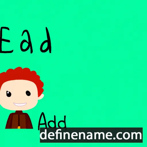 cartoon of the name Áedán