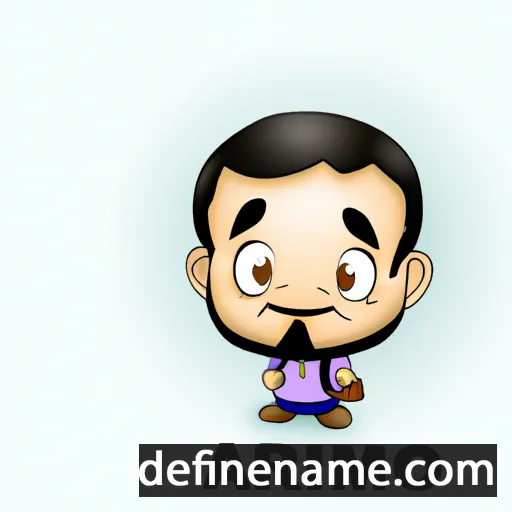 cartoon of the name Aamir