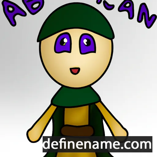 cartoon of the name Abbán