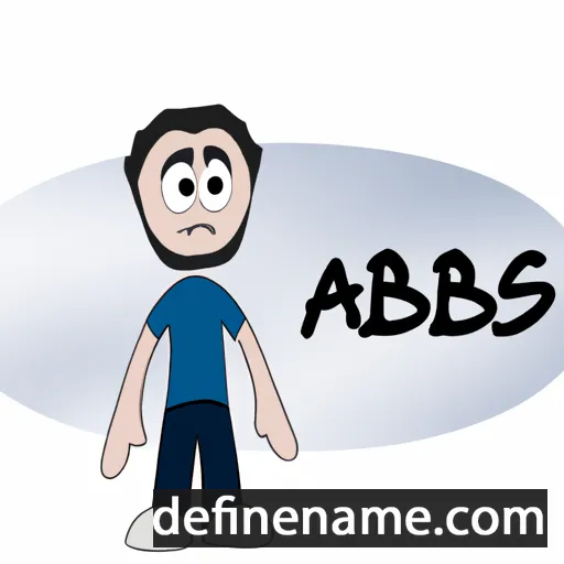 cartoon of the name Abbas