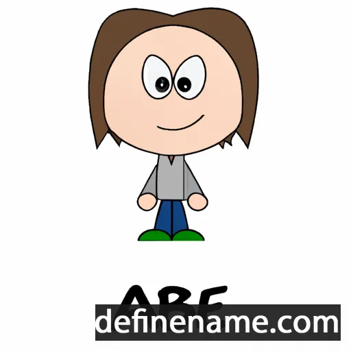 cartoon of the name Abbe