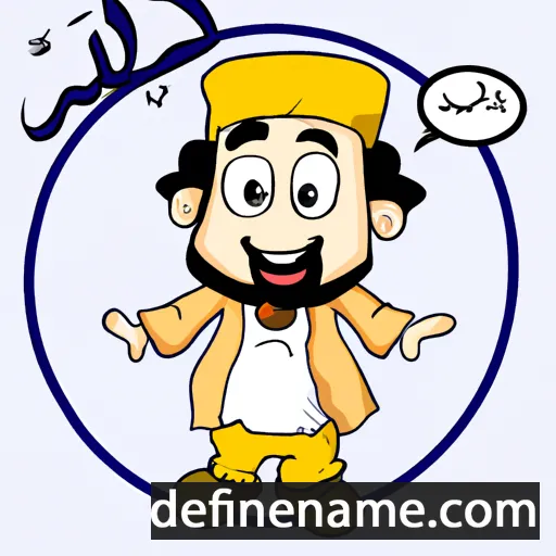 cartoon of the name Abd al-Latif