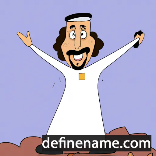 cartoon of the name Abd al-Rahim