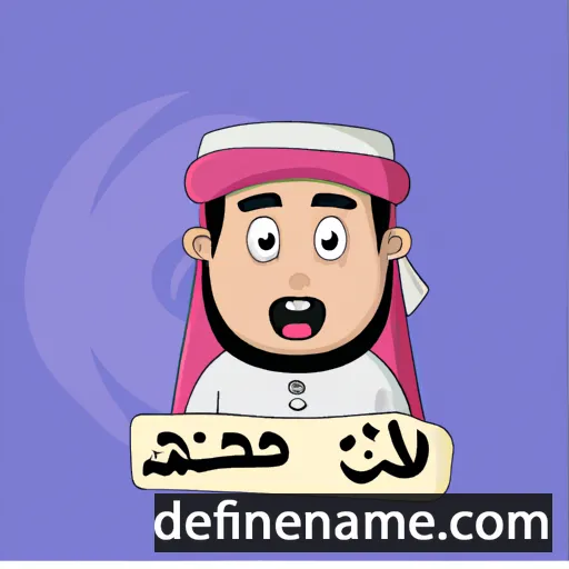 cartoon of the name Abd al-Rahman