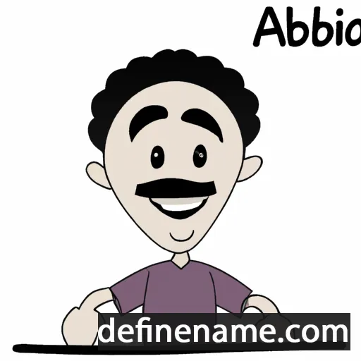 cartoon of the name Abdollah