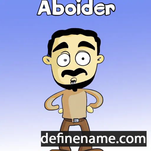 cartoon of the name Abdolreza