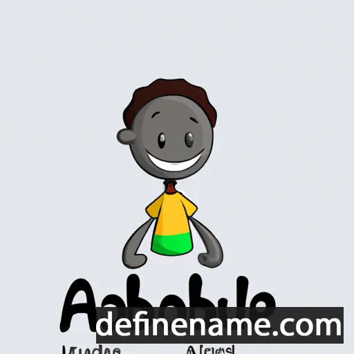 cartoon of the name Abdoulaye