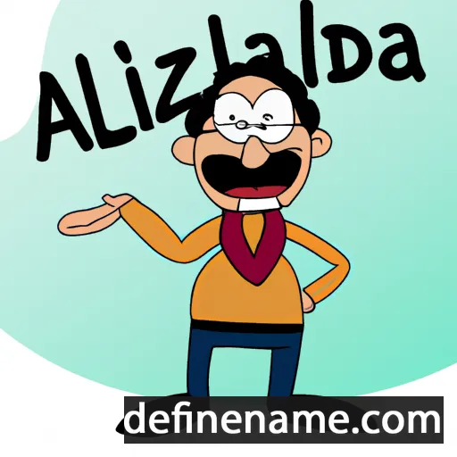 cartoon of the name Abdülaziz