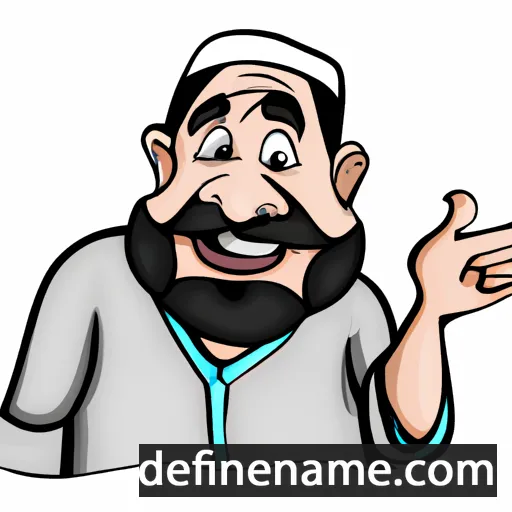 cartoon of the name Abdur Rahim