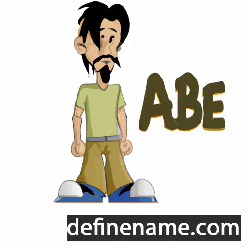 cartoon of the name Abe