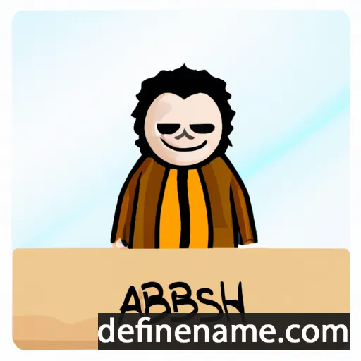 cartoon of the name Aberash