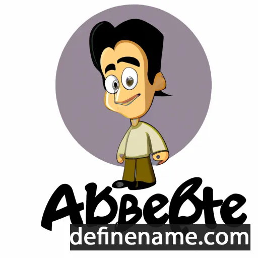 cartoon of the name Abhijeet