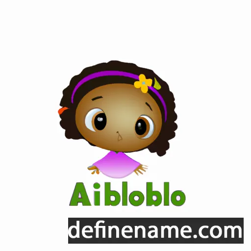 cartoon of the name Abimbola