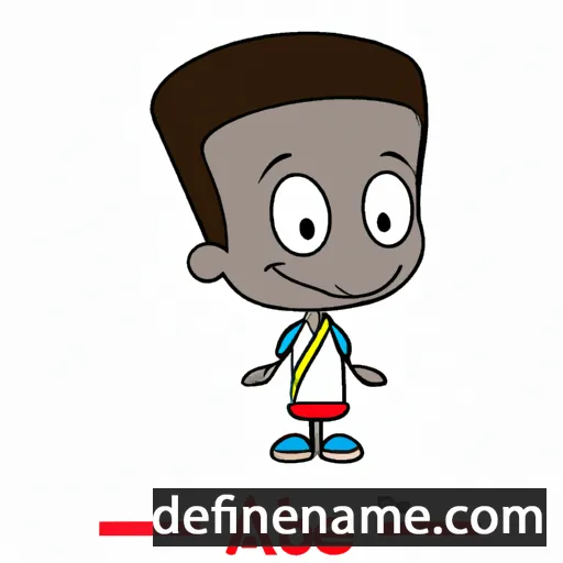 cartoon of the name Abioye