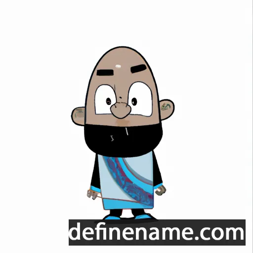 cartoon of the name Abiram