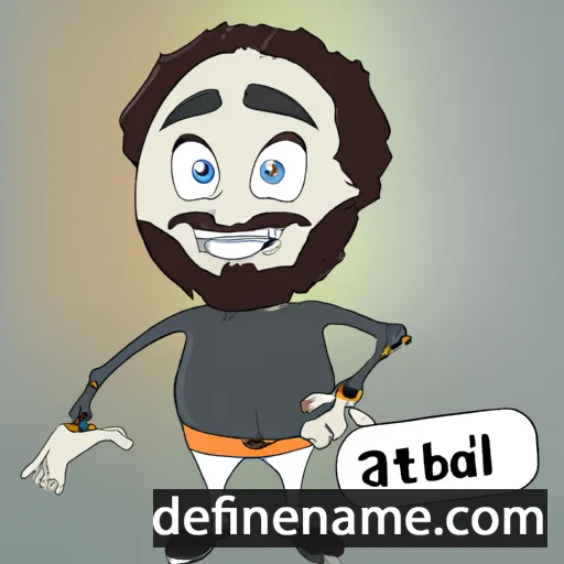 cartoon of the name Abital