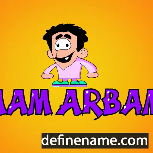 cartoon of the name Abraam