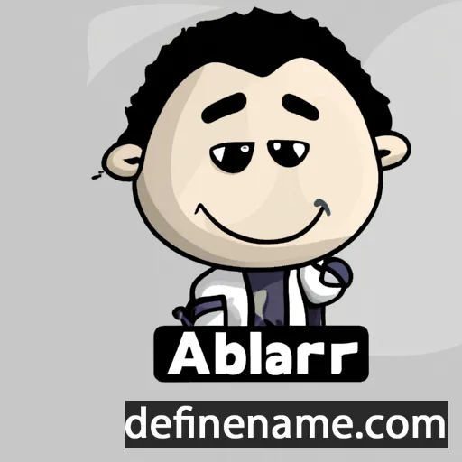 cartoon of the name Abrar