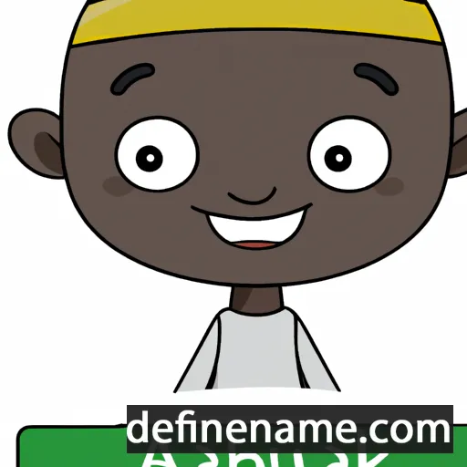 cartoon of the name Abubakar