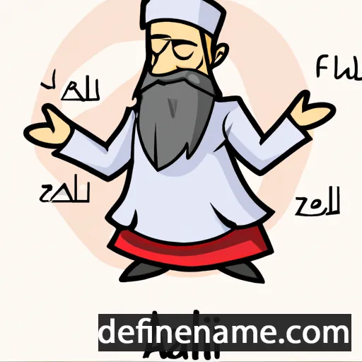 Abul-Fazl cartoon