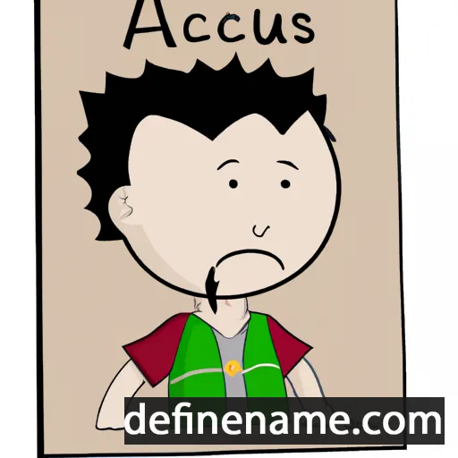 cartoon of the name Acacius