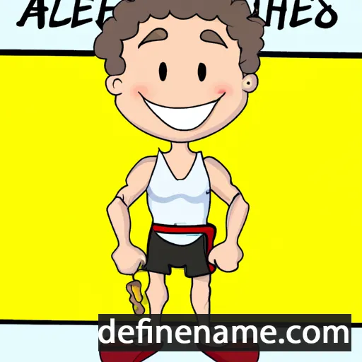 cartoon of the name Achilles