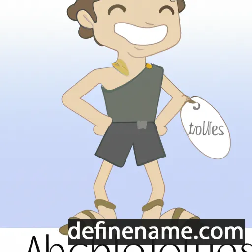 cartoon of the name Achilleus