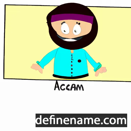 cartoon of the name Achinoam