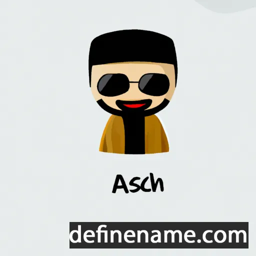 cartoon of the name Achsah