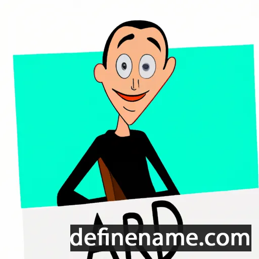 cartoon of the name Adair