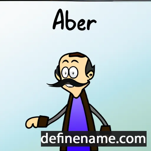 cartoon of the name Adalbern