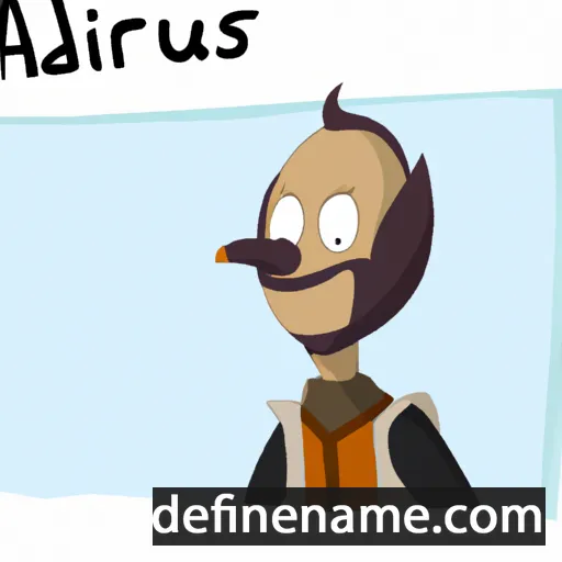 cartoon of the name Adalfarus