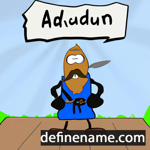 cartoon of the name Adalgund