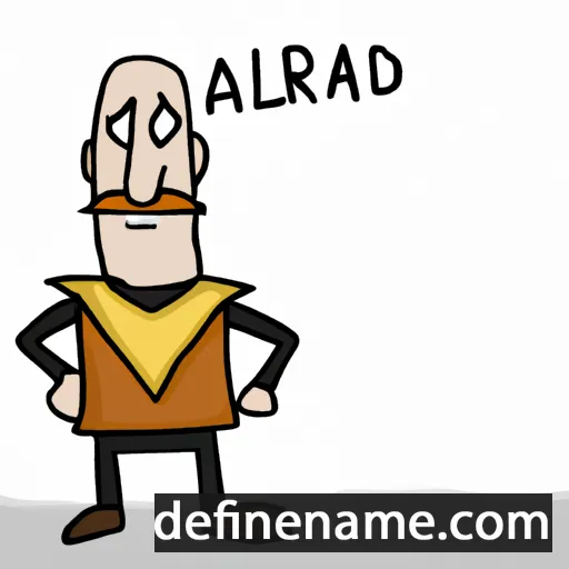 cartoon of the name Adalhard