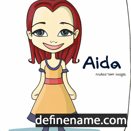 cartoon of the name Adalia