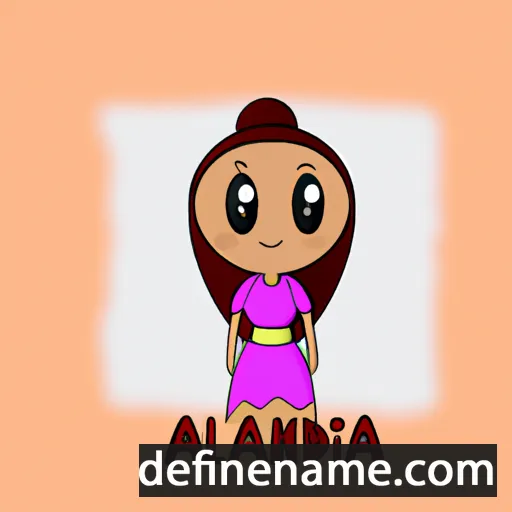 cartoon of the name Adallinda