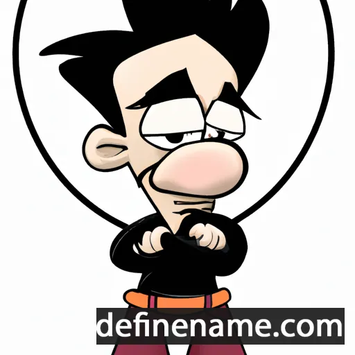 cartoon of the name Adamo