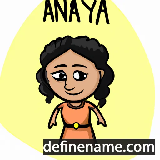 cartoon of the name Adannaya