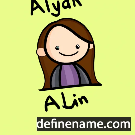 cartoon of the name Addilyn