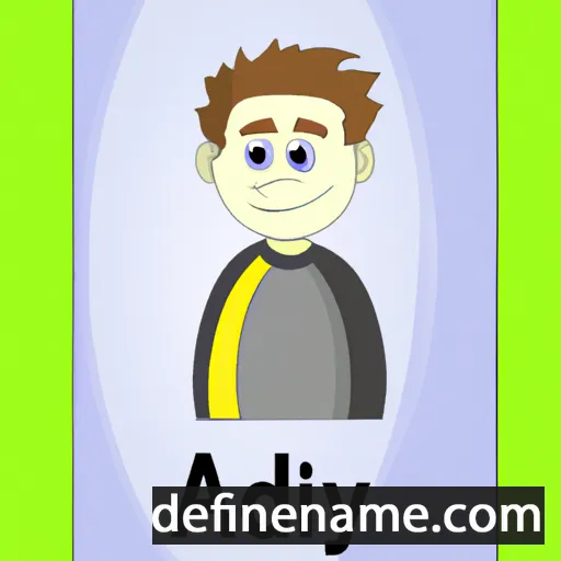 cartoon of the name Addy