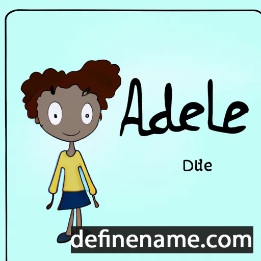 Adèle cartoon