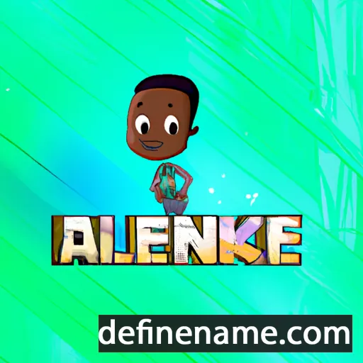 cartoon of the name Adekunle