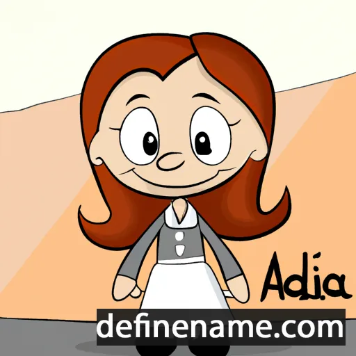 cartoon of the name Adelaida