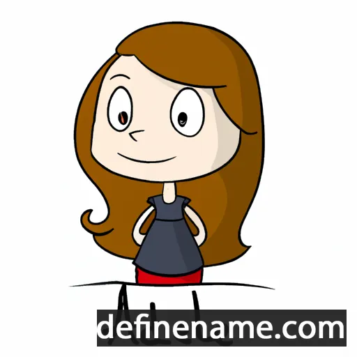 cartoon of the name Adele