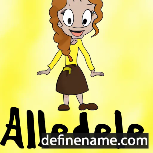 cartoon of the name Adelinde