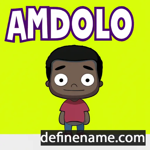 cartoon of the name Ademola