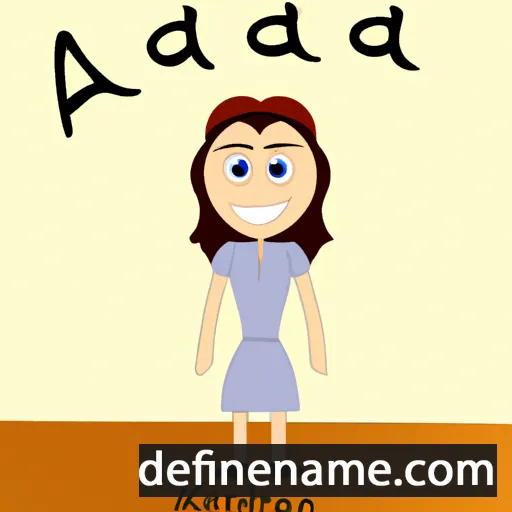 cartoon of the name Adena