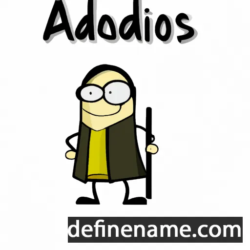 cartoon of the name Adeodatus