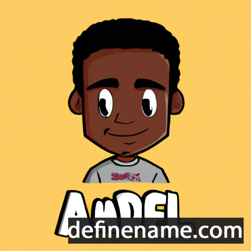 cartoon of the name Adewale